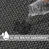 Luxury L-shaped Non-slip Corner Shower Mat - Evelyn-Grey-40 cm × 40 cm × 80 cm-State of Style