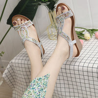 Luxury Ladies' Sandals with Wedge Heel – Celeste-Black-3-State of Style