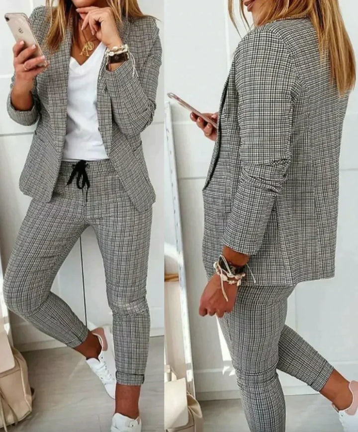 Luxury Ladies Suit - Celeste-Grey-S-State of Style