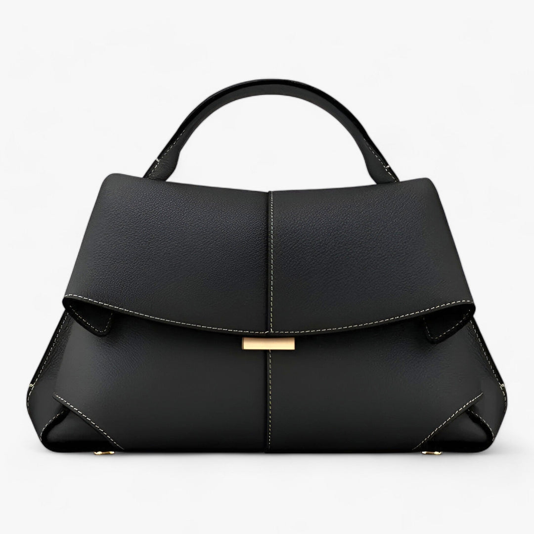 Luxury Leather Handbag - Éclat-Black-State of Style