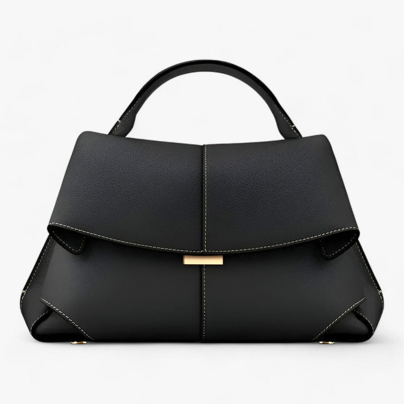 Luxury Leather Handbag - Éclat-Black-State of Style