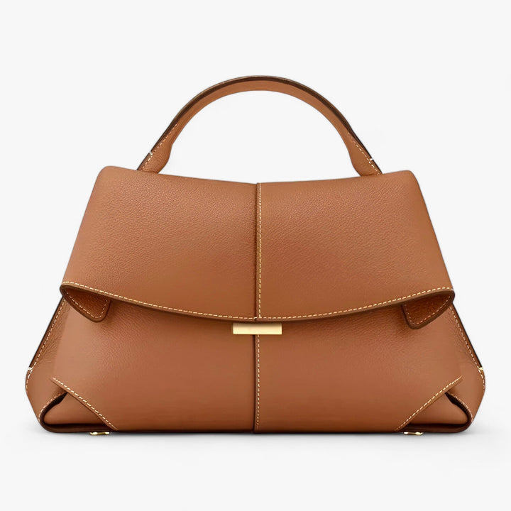 Luxury Leather Handbag - Éclat-Brown-State of Style