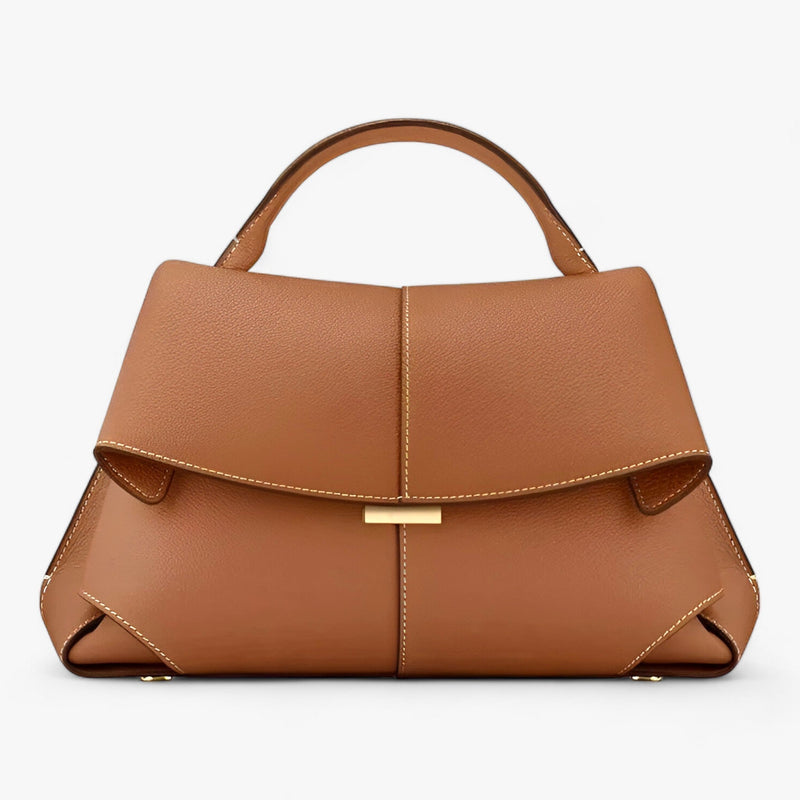 Luxury Leather Handbag - Éclat-Brown-State of Style