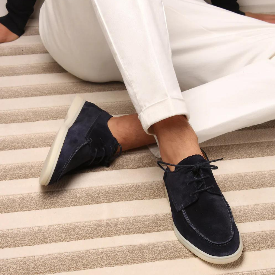 Luxury Leather Lace-up Loafers for Men - Diederik-Black-5.0-State of Style