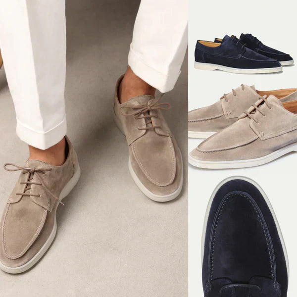 Luxury Leather Lace-up Loafers for Men - Diederik-Black-5.0-State of Style