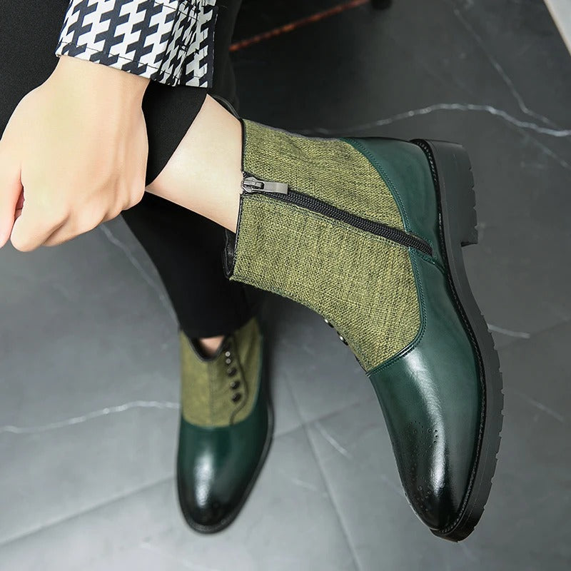 Luxury Leather Men's Boots - Levi-Black-5.0-State of Style