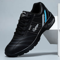 Luxury Leather Men's Sneakers - Alexander-Black-5.5-State of Style