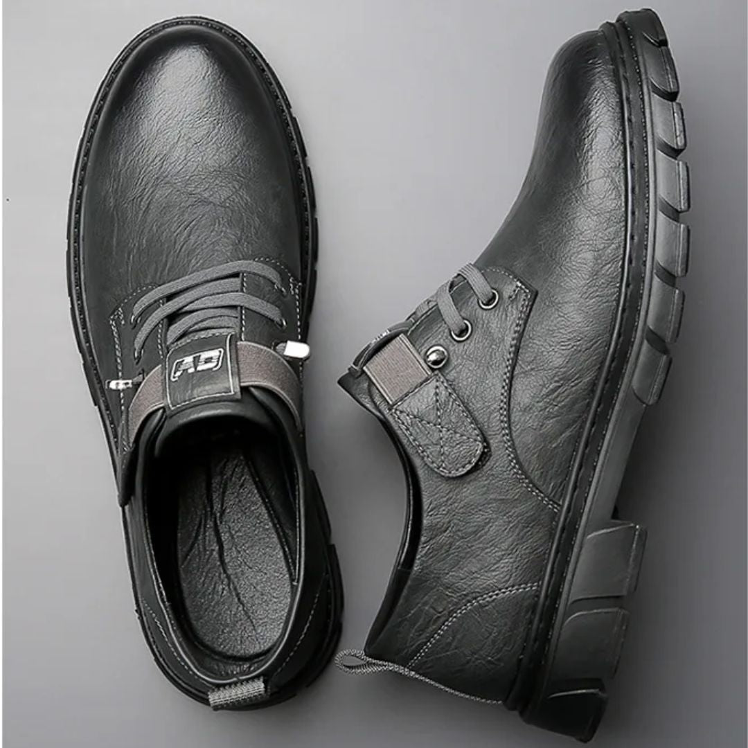 Luxury Leather Moccasins Harvey – Stylish & Breathable Comfort-Khaki-6.0-State of Style