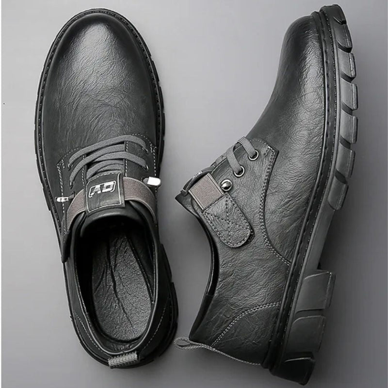 Luxury Leather Moccasins Harvey – Stylish & Breathable Comfort-Khaki-6.0-State of Style