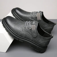 Luxury Leather Moccasins Harvey – Stylish & Breathable Comfort-Khaki-6.0-State of Style