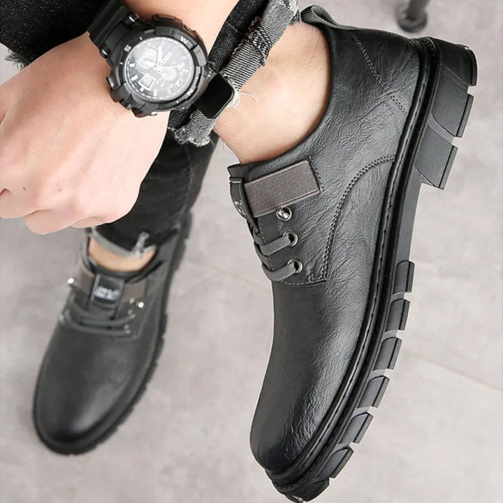 Luxury Leather Moccasins Harvey – Stylish & Breathable Comfort-Khaki-6.0-State of Style