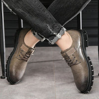 Luxury Leather Moccasins Harvey – Stylish & Breathable Comfort-Khaki-6.0-State of Style