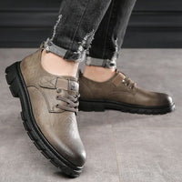 Luxury Leather Moccasins Harvey – Stylish & Breathable Comfort-Khaki-6.0-State of Style