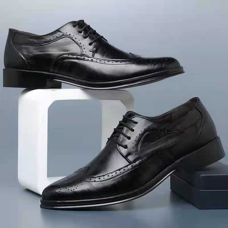 Luxury Leather Shoes for Men - Noah-Black-7-State of Style