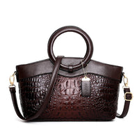 Luxury Leather Shoulder Bag - Liva-Brown-State of Style