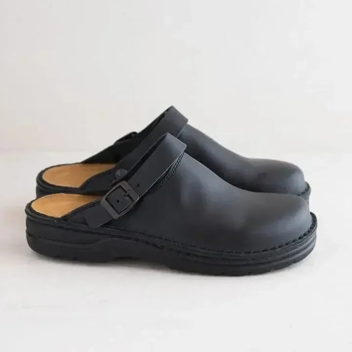 Luxury leather slippers for men – Elias-Brown-6-State of Style