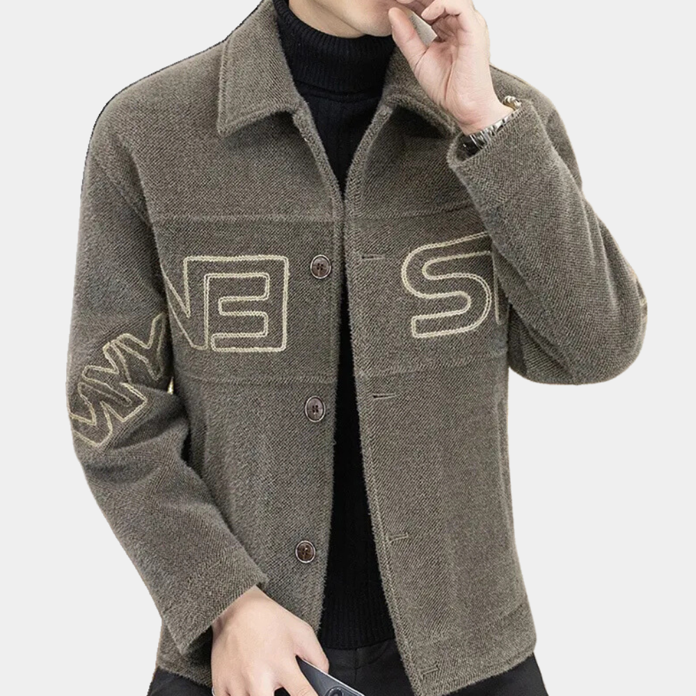 Luxury Men's Coat with Timeless Class - Bastien-Black-S-State of Style