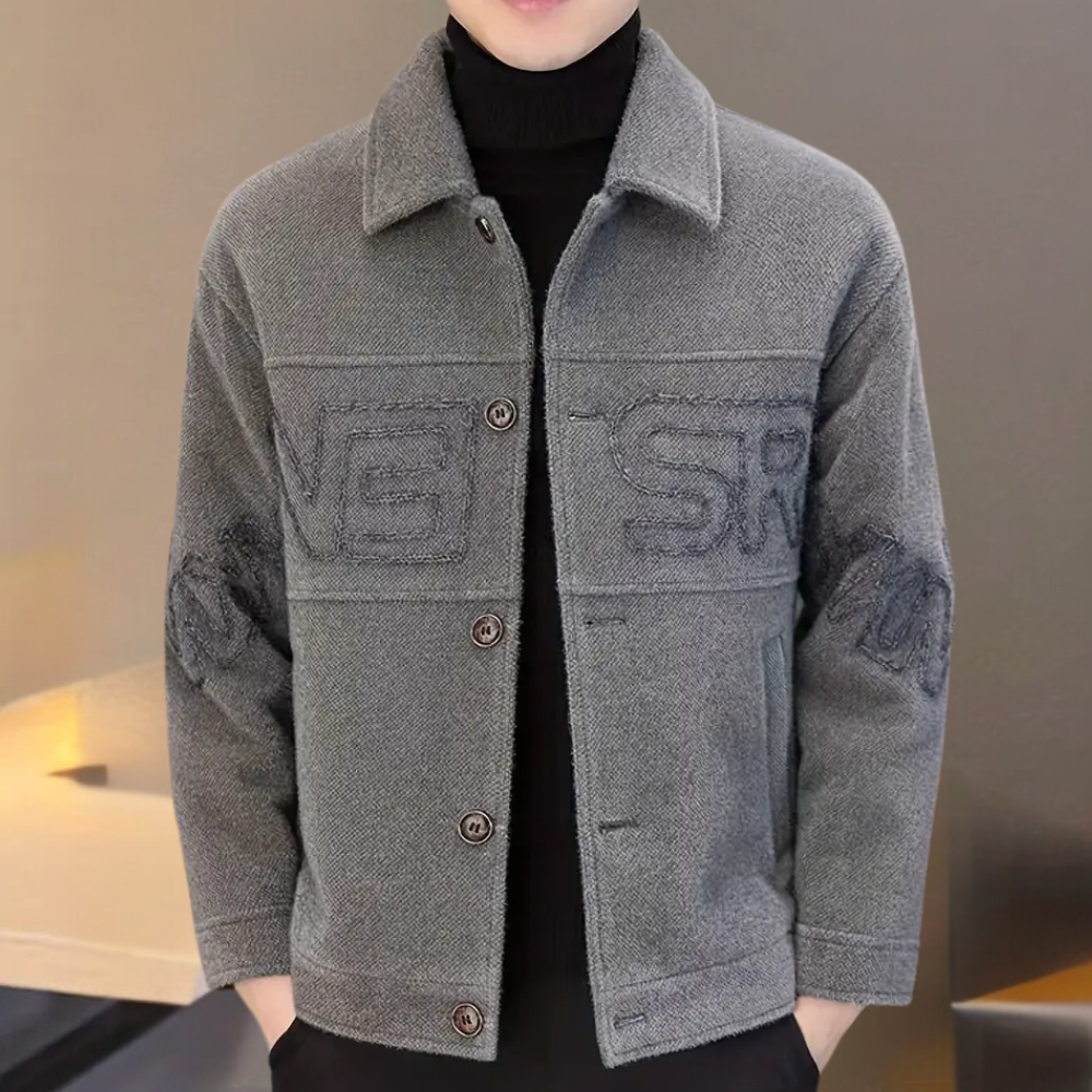 Luxury Men's Coat with Timeless Class - Bastien-Grey-S-State of Style