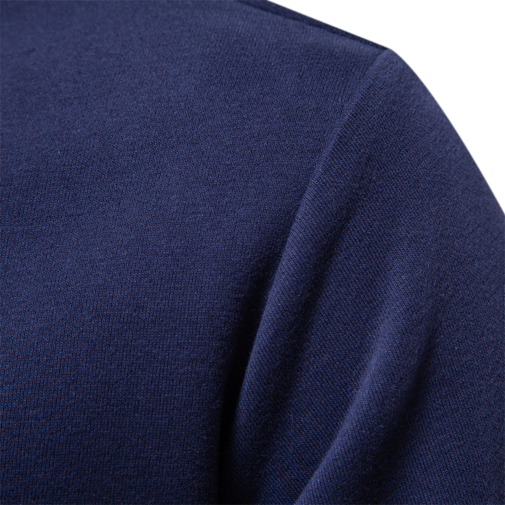 Luxury Men's Polo Sweater - Oliver-Dark Blue-S-State of Style