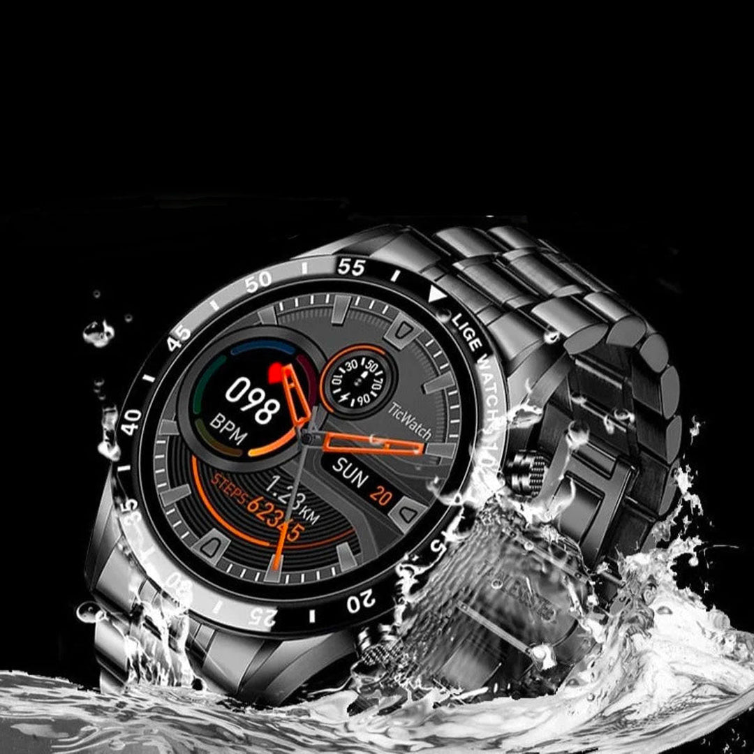 Luxury Men's Smartwatch – Axel-Black 40 mm-State of Style