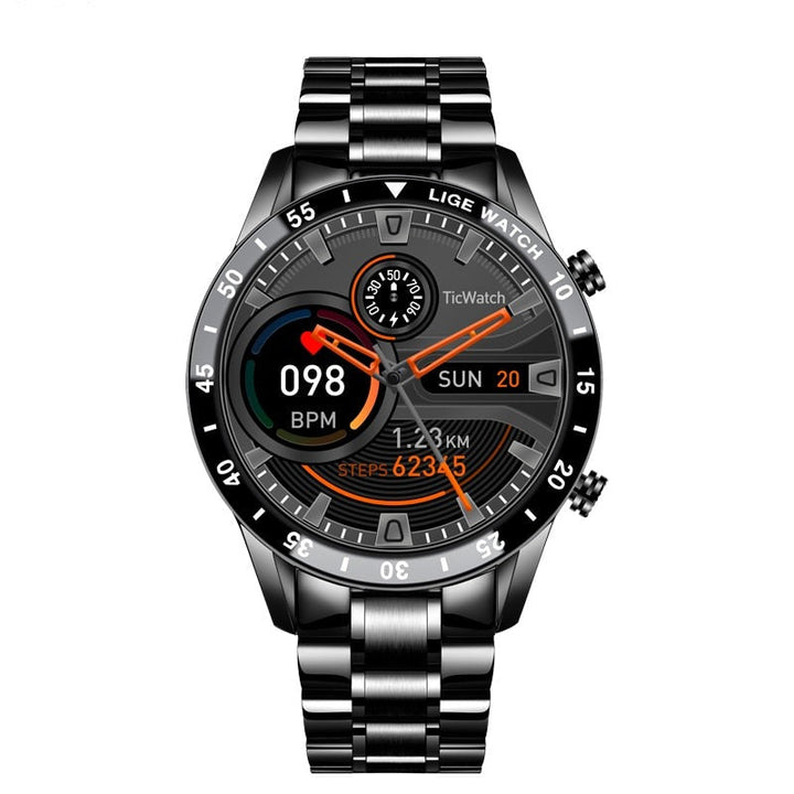 Luxury Men's Smartwatch – Axel-Black 40 mm-State of Style