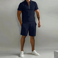 Luxury Men's Summer Set - Matteo-Dark blue-S-State of Style