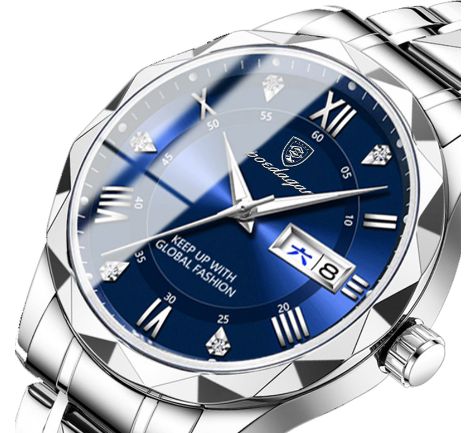 Luxury Men's Watch - Regalia-Silver / Blue-State of Style