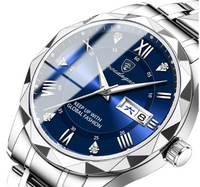 Luxury Men's Watch - Regalia-Silver / Blue-State of Style