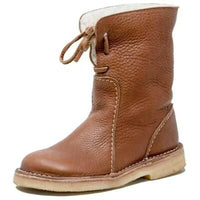 Luxury Mid Calf Padded Ladies' Boots - Sophia Hike Boot-Brown-3.5-State of Style