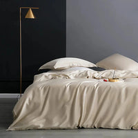 Luxury Natural Silk Duvet Cover - SilkEssence-Beige-1.5m Bed-State of Style