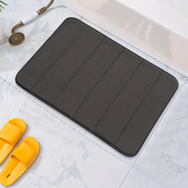 Luxury Non-Slip Bath Mat - Livia-Black-40 x 60 cm-State of Style