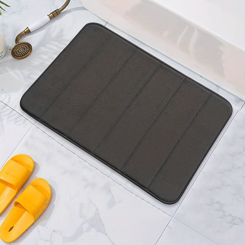 Luxury Non-Slip Bath Mat - Livia-Black-40 x 60 cm-State of Style