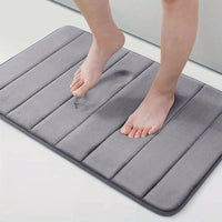 Luxury Non-Slip Bath Mat - Livia-Dark grey-50 x 80 cm-State of Style