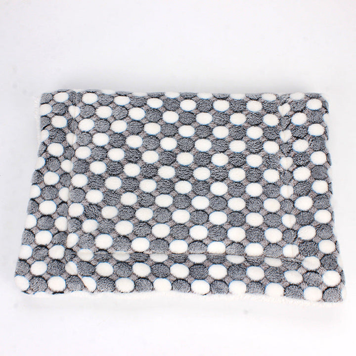 Luxury Pet Blanket - CozyCompanion-Grey Circles-S (40 x 80 cm)-State of Style