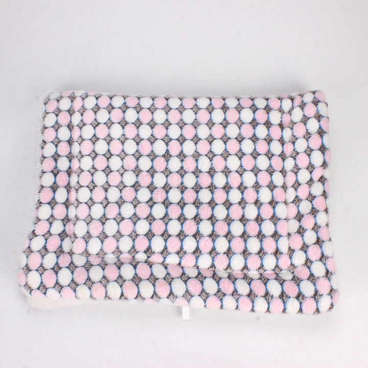 Luxury Pet Blanket - CozyCompanion-Pink Circles-S (40 x 80 cm)-State of Style