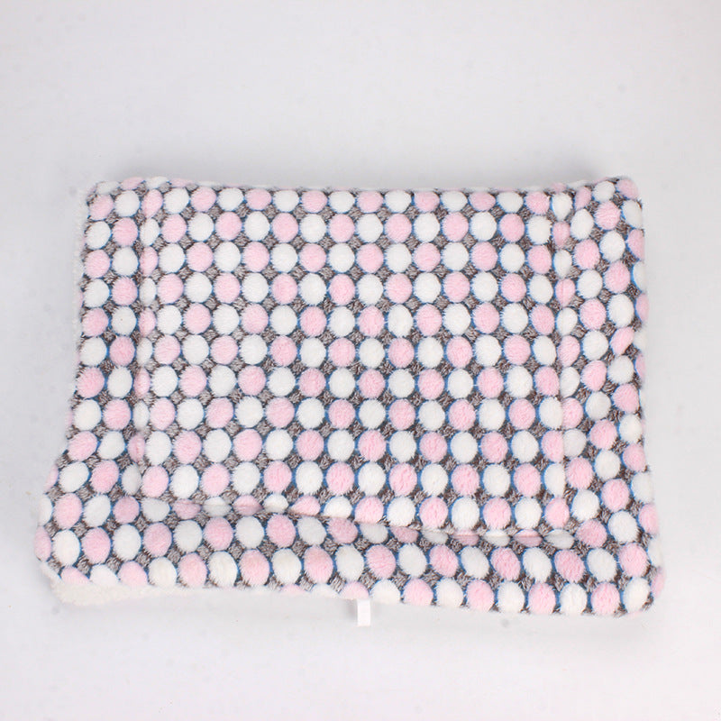 Luxury Pet Blanket - CozyCompanion-Pink Circles-S (40 x 80 cm)-State of Style