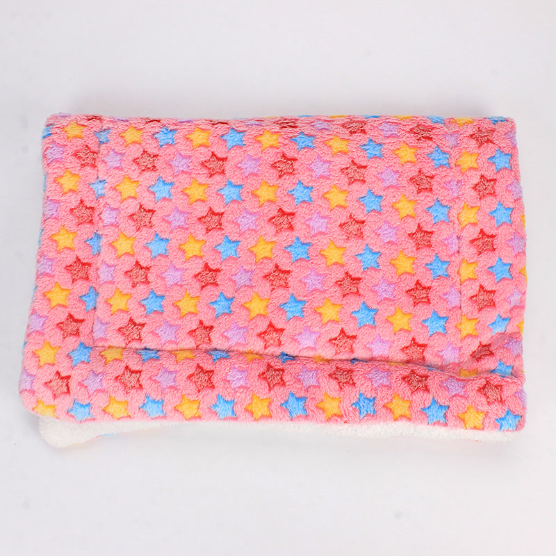 Luxury Pet Blanket - CozyCompanion-Pink Stars-S (40 x 80 cm)-State of Style