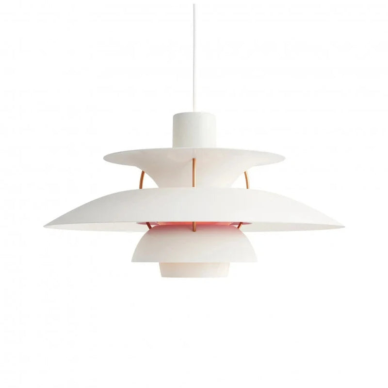 Luxury Round Ceiling Lamp - AeroLux-White/Pink-30 cm-State of Style