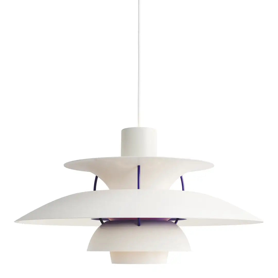 Luxury Round Ceiling Lamp - AeroLux-White/Purple-30 cm-State of Style