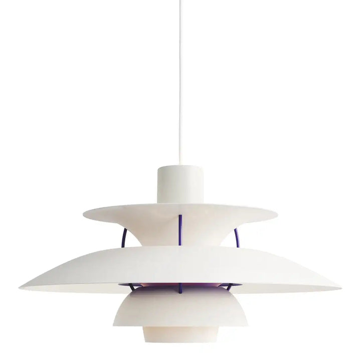 Luxury Round Ceiling Lamp - AeroLux-White/Purple-30 cm-State of Style