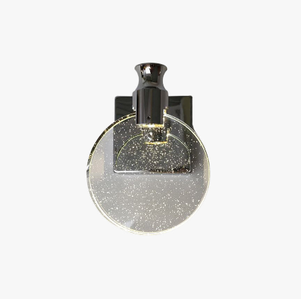 Luxury Round Crystal Wall Lamp – Celestia-Gold-Warm light-13cm-State of Style