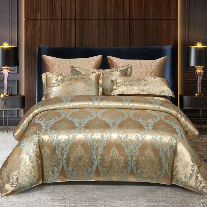 Luxury Satin Duvet Cover Set - RoyalDream-King 220x240cm 1st-1-State of Style