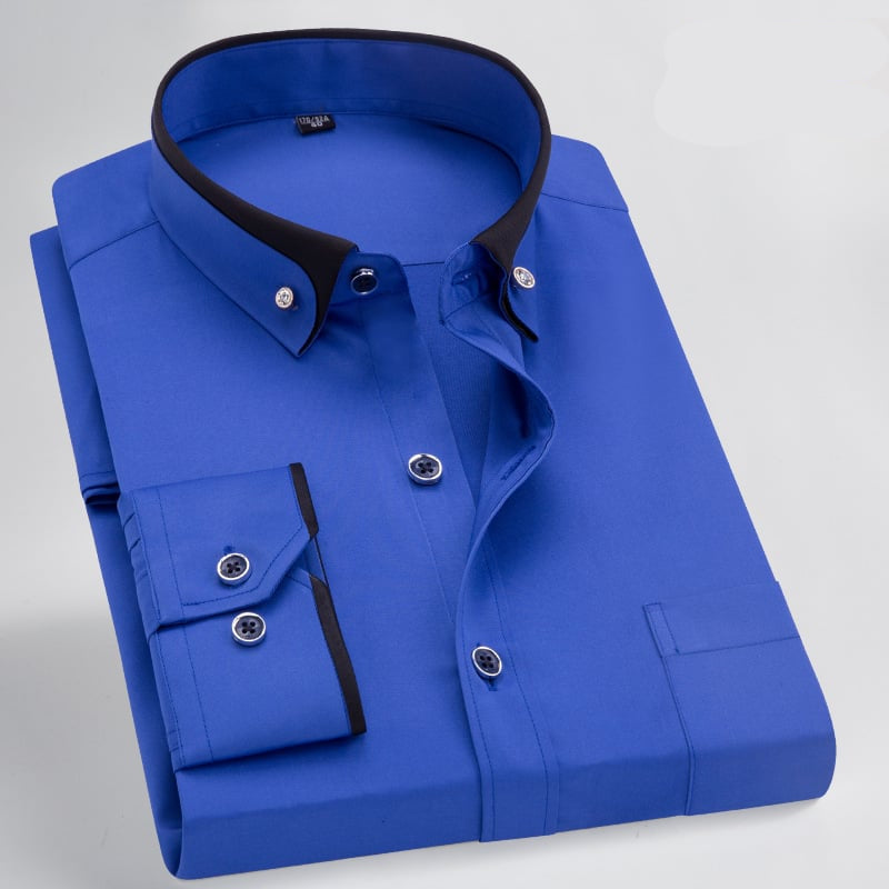 Luxury Shirt with Long Sleeves - Prestige-Blue-XS-State of Style