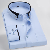 Luxury Shirt with Long Sleeves - Prestige-Light Blue-XS-State of Style