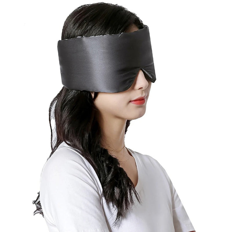 Luxury Silk Sleep Mask - SilkDream-Grey-State of Style