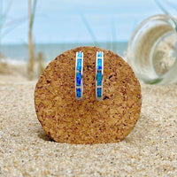 Luxury Silver and Opal Ocean Earrings - Mareva-State of Style