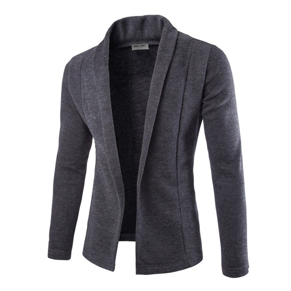 Luxury Slim-fit Stretch Men's Blazer - Dominic-Black-XS-State of Style