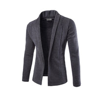 Luxury Slim-fit Stretch Men's Blazer - Dominic-Dark Grey-XS-State of Style
