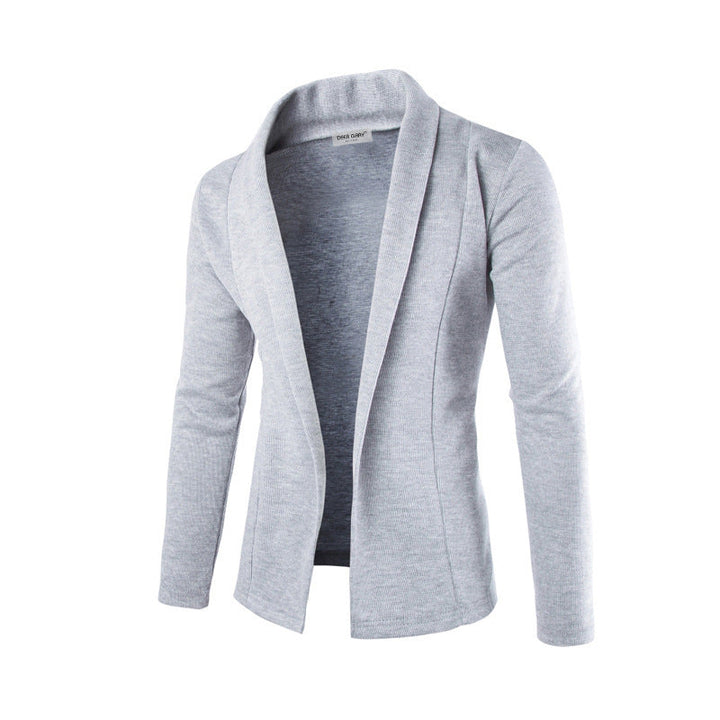 Luxury Slim-fit Stretch Men's Blazer - Dominic-Grey-XS-State of Style