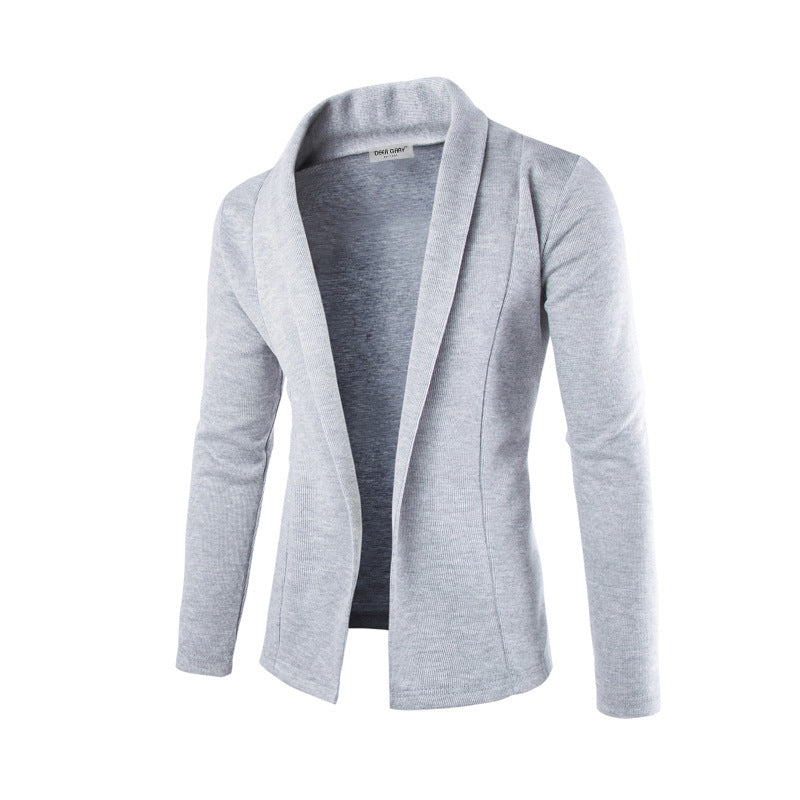 Luxury Slim-fit Stretch Men's Blazer - Dominic-Grey-XS-State of Style